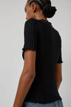 Load image into Gallery viewer, Baserange Omato Short Sleeve Tee in Black