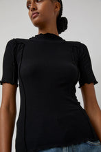 Load image into Gallery viewer, Baserange Omato Short Sleeve Tee in Black