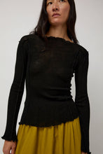 Load image into Gallery viewer, Baserange Omato Wool Long Sleeve in Black