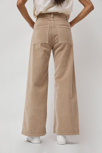 Baserange Tajo Wide Pants in Sand