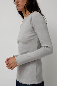 Baserange Tav Long Sleeve in Grey Melange