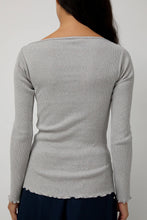 Load image into Gallery viewer, Baserange Tav Long Sleeve in Grey Melange