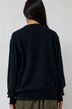 Load image into Gallery viewer, Batoner Innocent Cashmere Crewneck in Navy