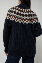 Load image into Gallery viewer, Batoner Nordic Mohair Turtleneck in Navy