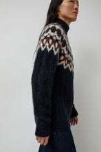 Load image into Gallery viewer, Batoner Nordic Mohair Turtleneck in Navy