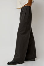 Load image into Gallery viewer, Black Crane Straight Trousers in Dark Grey