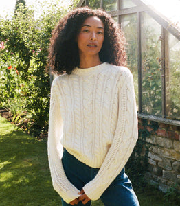 CARTWRIGHT CASHMERE SWEATER -- IVORY