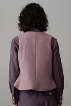 Load image into Gallery viewer, JACOB VEST | MAUVE TWILL MELTON WOOL