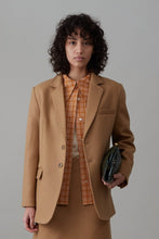 Load image into Gallery viewer, CLAUDIA JACKET | CAMEL MELTON WOOL