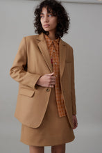 Load image into Gallery viewer, CLAUDIA JACKET | CAMEL MELTON WOOL