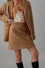 Load image into Gallery viewer, LIBBY SKIRT | CAMEL MELTON WOOL