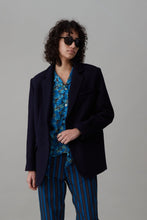 Load image into Gallery viewer, CLAUDIA JACKET | MIDNIGHT MELTON WOOL