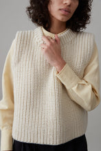 Load image into Gallery viewer, DYLAN SWEATER VEST | CREAM HIGHLAND WOOL