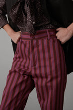 Load image into Gallery viewer, HANSON PANT | MAUVE COTTON STRIPE