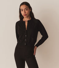 Load image into Gallery viewer, CELINE CARDIGAN -- BLACK