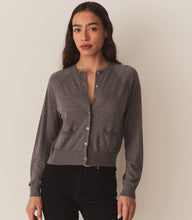 Load image into Gallery viewer, CELINE CARDIGAN -- GREY