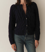 Load image into Gallery viewer, CHANNEL CARDIGAN -- NAVY