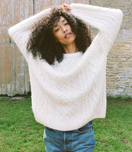 CLARENDON SWEATER -- IVORY