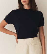 Load image into Gallery viewer, COLOMBE KNIT TOP -- DEEP NAVY