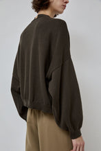 Load image into Gallery viewer, CORDERA Cotton Cashmere Cardigan in Dark Moss