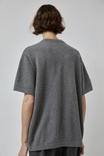 Load image into Gallery viewer, CORDERA Merino Wool Beaded T-Shirt in Grey