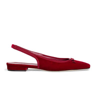 Load image into Gallery viewer, COSSIMA SLINGBACK -- RUBY VELVET