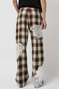 Collina Strada Mikaela Jean in Light Brown Plaid