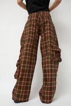 Load image into Gallery viewer, Collina Strada Lawn Cargo in Pink Brown Plaid