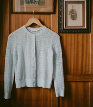 Load image into Gallery viewer, DANAE POINTELLE CARDIGAN -- SKY