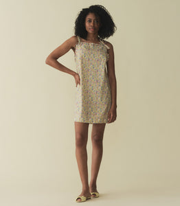 DEE DRESS -- CHRYSANTHEMUM SKY FLORAL