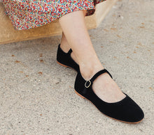 Load image into Gallery viewer, MARY JANE SLIPPER -- BLACK