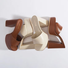 Load image into Gallery viewer, Dolly Mule In Caramel Leather