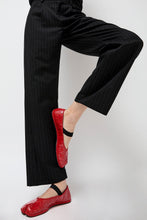 Load image into Gallery viewer, Drogheria Crivellini Fu-Tabi Ballerina in Red Faux Croc