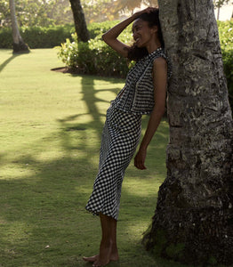 ELOWEN SKIRT -- MARILYN GINGHAM