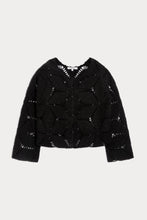 Load image into Gallery viewer, ESTELLE CROCHET CARDIGAN