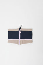 Load image into Gallery viewer, Elmer Fleece Reversible Neck Warmer in Beige and Navy