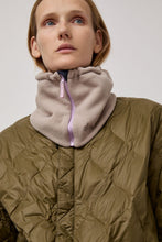 Load image into Gallery viewer, Elmer Fleece Reversible Neck Warmer in Beige and Navy