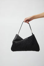 Load image into Gallery viewer, Eva Blut Knit Twisterette Bag in Black