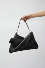 Load image into Gallery viewer, Eva Blut Knit Twisterette Bag in Black