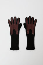 Load image into Gallery viewer, Exquisite J Gloves in Black with Bordeaux