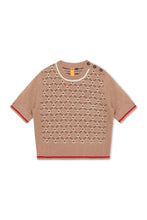 Load image into Gallery viewer, NONAME GEO JACQUARD SWEATER TEE