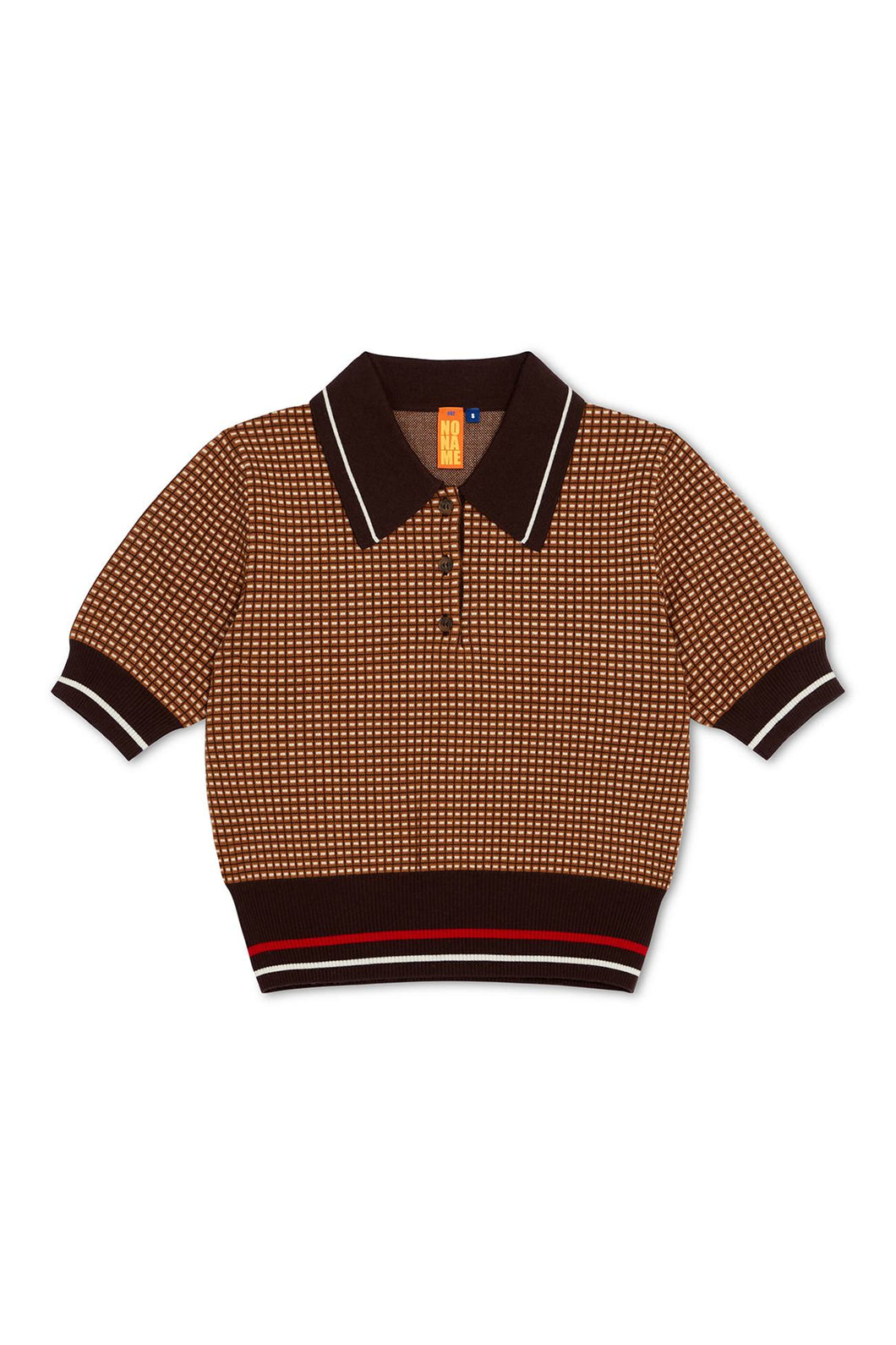 NONAME MINI CHECK SHORT SLEEVE POLO