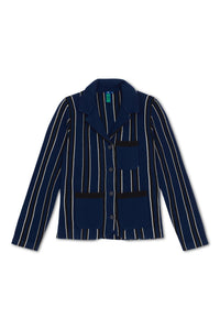 NONAME PREP PINSTRIPE BLAZER