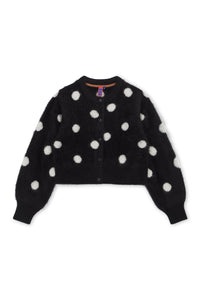 NONAME DOTTY MINI CARDIGAN