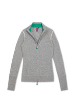 Load image into Gallery viewer, NONAME FINE RIB ZIP-UP CARDIGAN