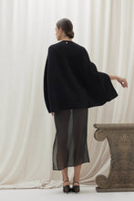 Load image into Gallery viewer, ALLEGRA ZIP-UP CASHMERE CAPE