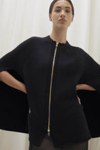 Load image into Gallery viewer, ALLEGRA ZIP-UP CASHMERE CAPE