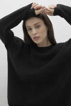 Load image into Gallery viewer, CAMPBELL RIBBED CREWNECK CASHMERE SWEATER