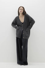 Load image into Gallery viewer, ROWENA CABLE KNIT CASHMERE CARDIGAN