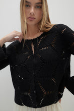 Load image into Gallery viewer, ESTELLE CROCHET CARDIGAN